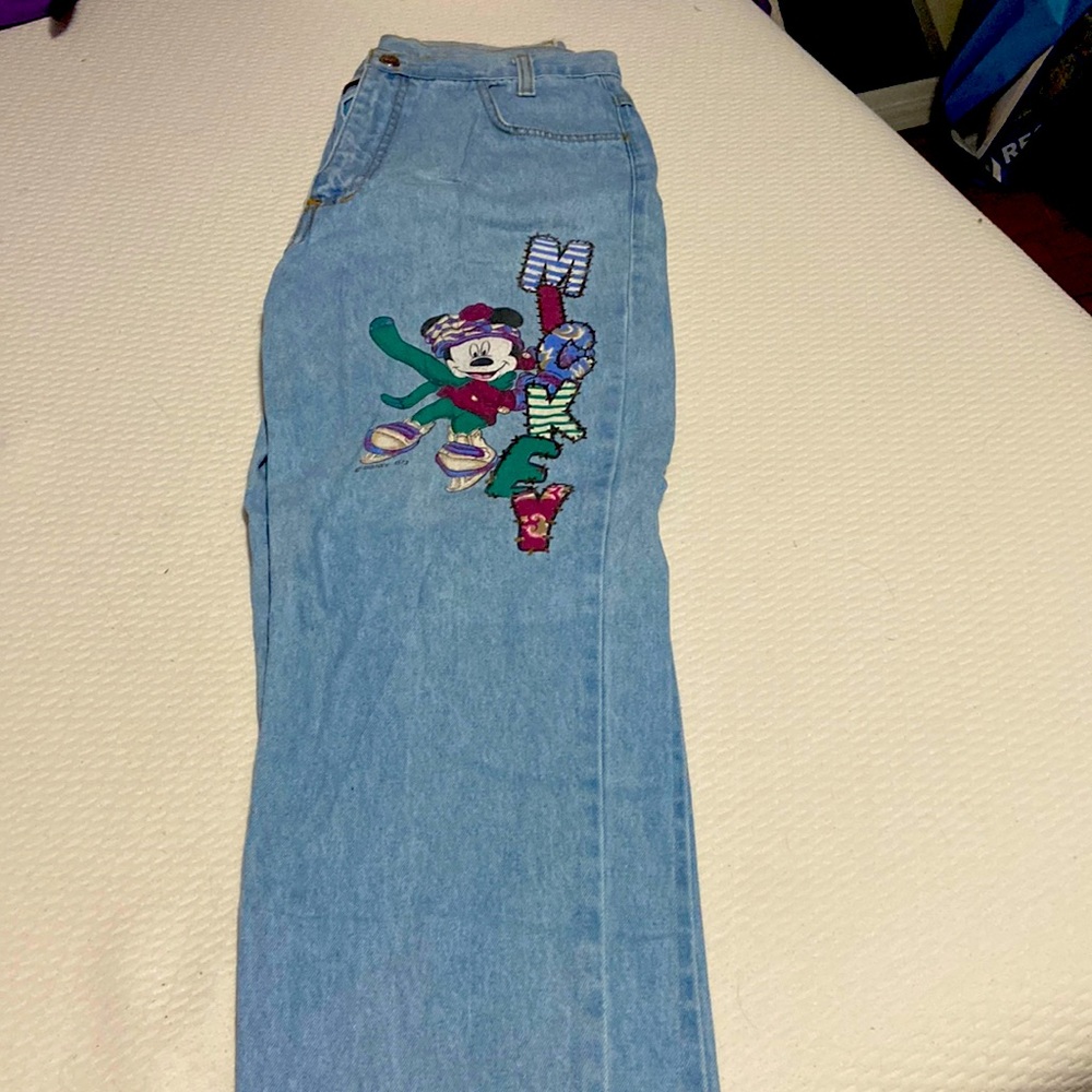 mickey mouse jeans